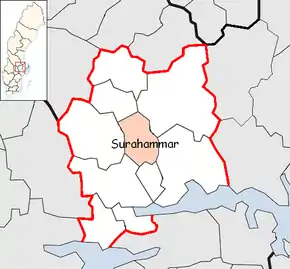 Localizarea comunei în cadrul comitatului