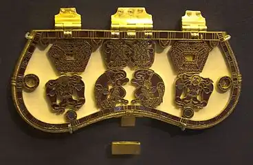 capacul genții de la Sutton Hoo,secolul VI - VII