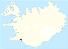 Poziția localității Árborg