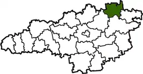 Poziția localității Svitlovodsk