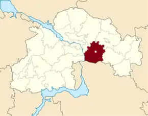 Poziția localității Sînelnîkove