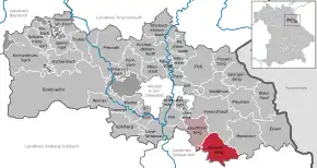 Poziția localității Tännesberg