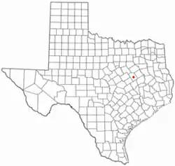 Localizare Groesbeck, Texas