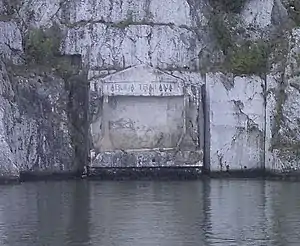 Tabula Traiana lângă Kladovo