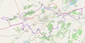 Poziția localității Talavera