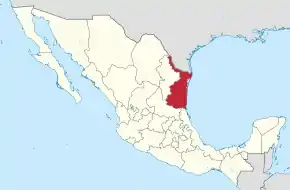 Poziția localității Tamaulipas