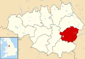 Poziția localității Borough of Tameside