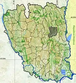 Poziția localității Târgu Bujor