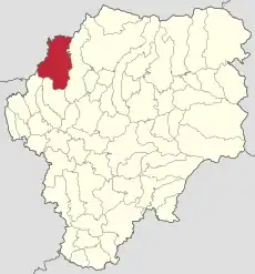 Localizare în cadrul județului