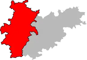 Arondismentul Castelsarrasin în cadrul departamentului Tarn-et-Garonne