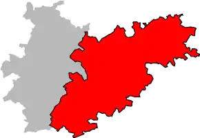 Arondismentul Montauban în cadrul departamentului Tarn-et-Garonne