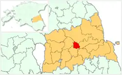 Poziția localității Tartu