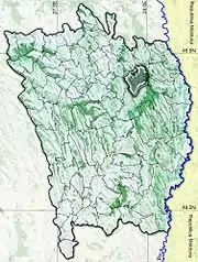 Localizarea în cadrul județului