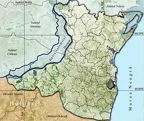 Amplasarea în cadrul județului