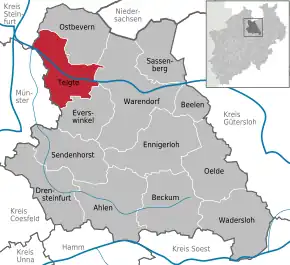 Poziția localității Telgte