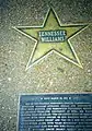 Steaua lui Tennessee Williams de pe Aleea Celebrităților ("Walk of Fame") din Saint Louis, &nbsp;Missouri,  Statele Unite ale Americii.