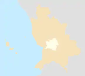 Poziția localității Tepic