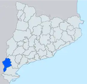 Poziția localității Terra Alta