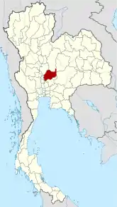 Poziția localității Lopburi