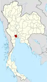 Poziția localității Nakhon Pathom