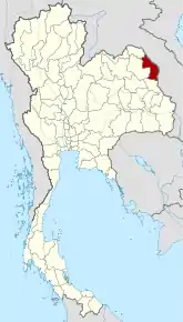 Poziția localității Nakhon Phanom
