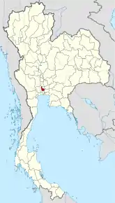 Poziția localității Nonthaburi