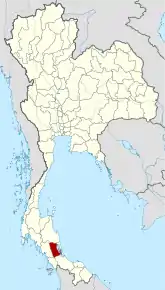 Poziția localității Phatthalung