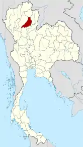 Poziția localității Phrae