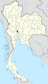 Poziția localității Singburi