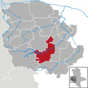 Poziția localității Thale