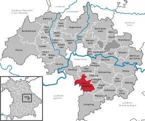 Poziția localității Thalmassing