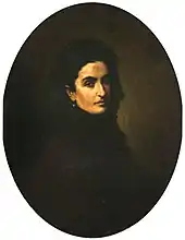 Ana Davila - portret de Theodor Aman aflat în colecția Muzeului Theodor Aman, Bucureşti