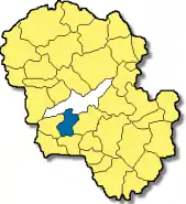 Poziția  Tiefenbach pe harta districtului Landshut