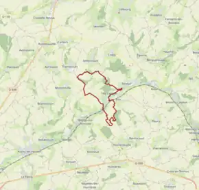 Poziția localității Tilly-Capelle