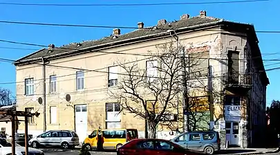 Martir Sorinel Leia nr.&nbsp;8, colț cu Memorandului: stil eclectic (c. 1900)