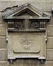 Inscripția cu data construirii