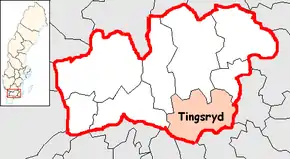 Localizarea comunei în cadrul comitatului