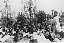 Slujbă în 1941 (după ce orașul a fost ocupat de trupele române). Episcopul de câmp al armatei române, generalul de brigadă Partenie Ciopron binecuvântează mulțimile.