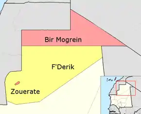 Departamentele regiunii Tiris Zemmour
