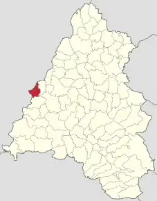 Poziția localității Toboliu