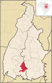 Poziția localității Peixe