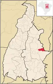 Poziția localității São Félix do Tocantins