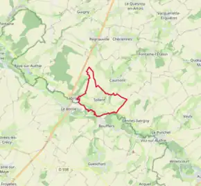 Poziția localității Tollent