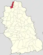 Localizare în cadrul județului