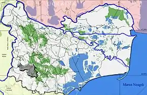 Amplasarea în cadrul județului