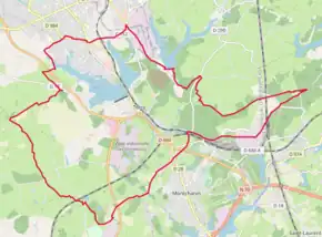 Poziția localității Torcy