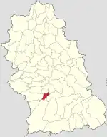 Localizare în cadrul județului