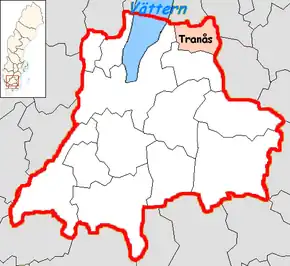 Localizarea comunei în cadrul comitatului