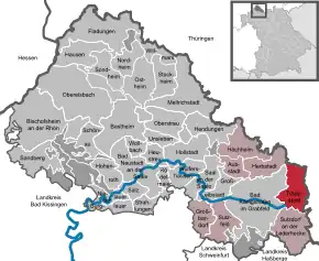 Poziția localității Trappstadt