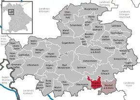 Poziția localității Trautskirchen